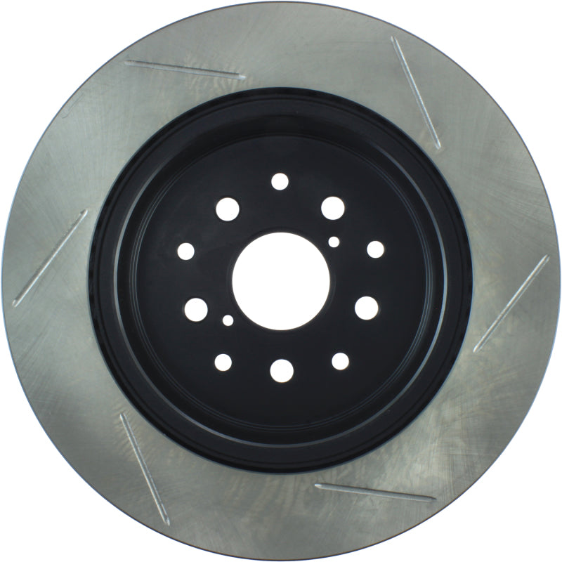Load image into Gallery viewer, StopTech Power Slot 5/93-98 Supra Turbo Rear Right SportStop Slotted Rotor
