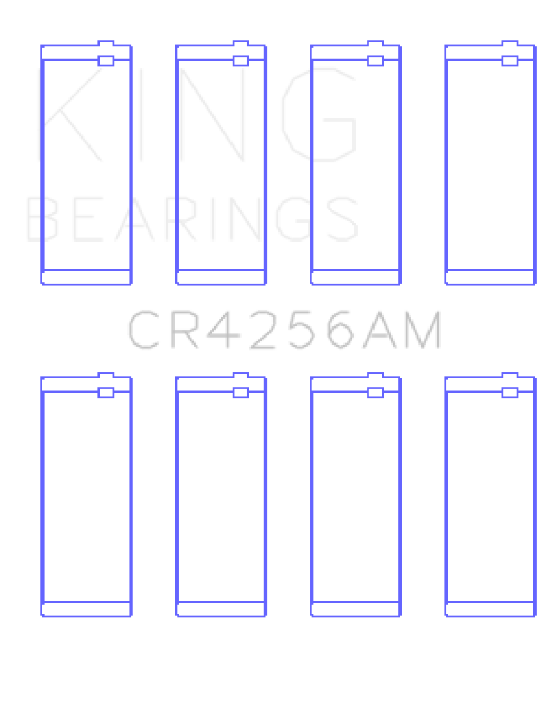 Load image into Gallery viewer, King Chrysler 148/148 Turbo DOHC 16V / Jeep 148 DOHC 16V (Size +0.25) Rod Bearing Set
