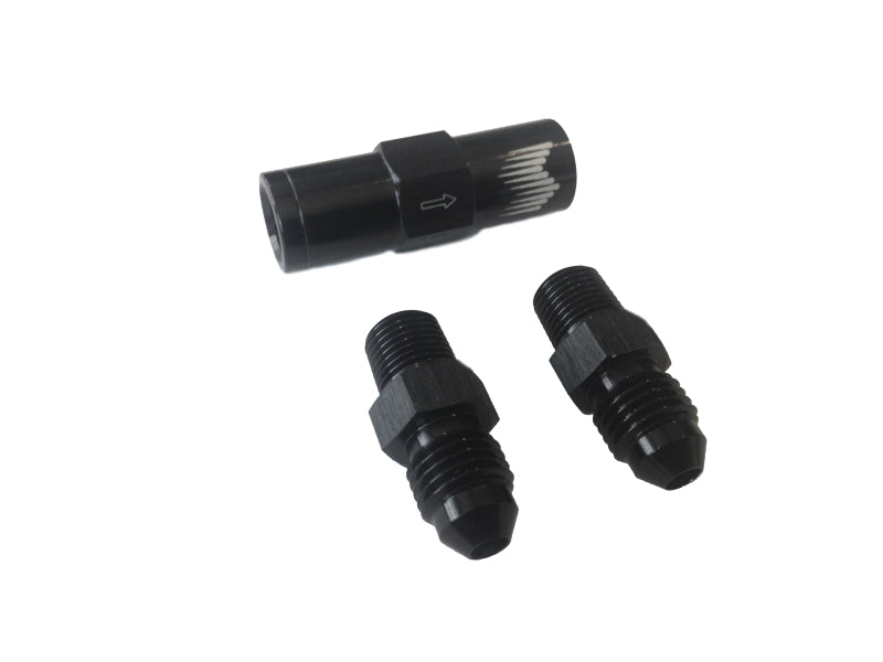 Load image into Gallery viewer, Snow Performance High Flow 4AN Water Check Valve Fittings (For 4AN SS Braided Line Kit)
