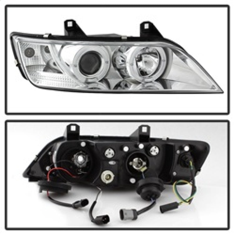 Load image into Gallery viewer, Spyder BMW Z3 96-02 Projector Headlights LED Halo Chrome High H1 Low H1 PRO-YD-BMWZ396-HL-C

