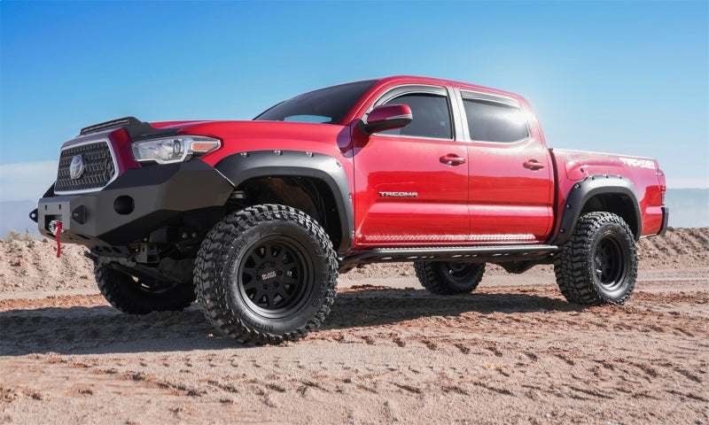 Load image into Gallery viewer, AVS 16-18 Toyota Tacoma Double Cab Ventvisor In-Channel Front &amp; Rear Window Deflectors 4pc - Smoke
