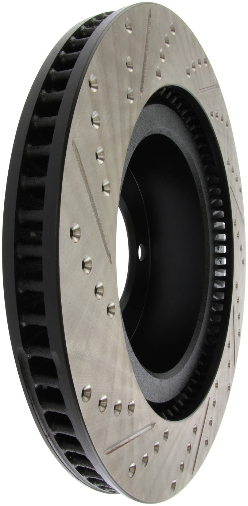 Load image into Gallery viewer, StopTech 07-09 Toyota Tundra / 08-09 Toyota Sequoia Front Left Slotted &amp; Drilled Rotor
