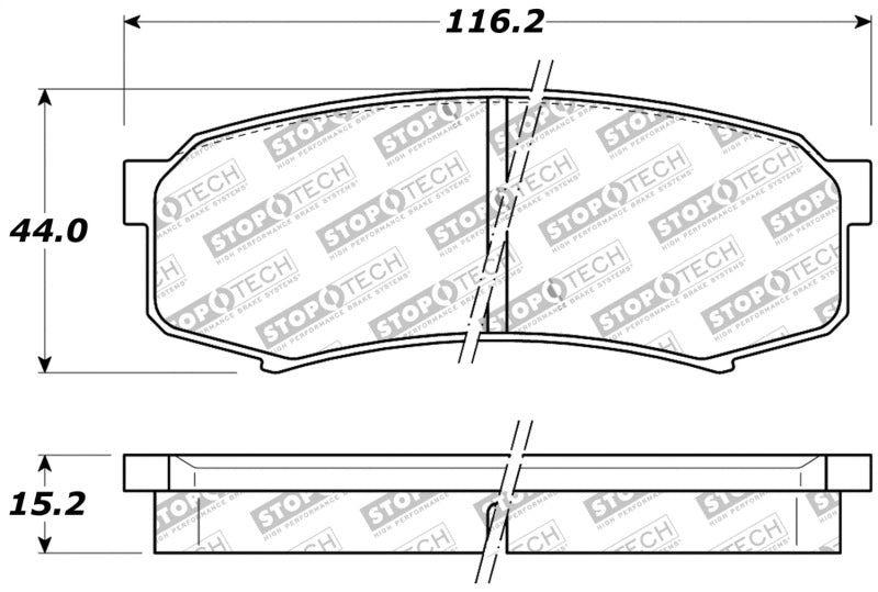 Load image into Gallery viewer, StopTech Performance 96-09 Lexus GX 470/LX 450/LX 470/LX 570 Rear Brake Pads
