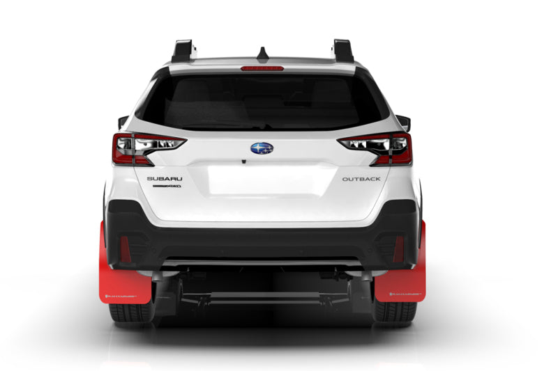 Load image into Gallery viewer, Rally Armor 20-22 Subaru Outback Black UR Mud Flap w/ Red Logo
