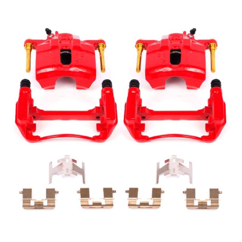 Load image into Gallery viewer, Power Stop 97-99 Acura CL Front Red Calipers w/Brackets - Pair
