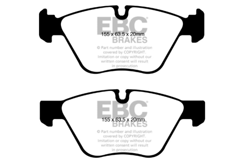 Load image into Gallery viewer, EBC 08-10 BMW 128 3.0 Yellowstuff Front Brake Pads

