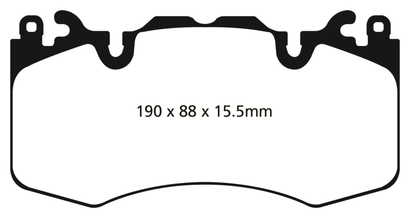 Load image into Gallery viewer, EBC 13+ Land Rover Range Rover 3.0 Supercharged Greenstuff Front Brake Pads
