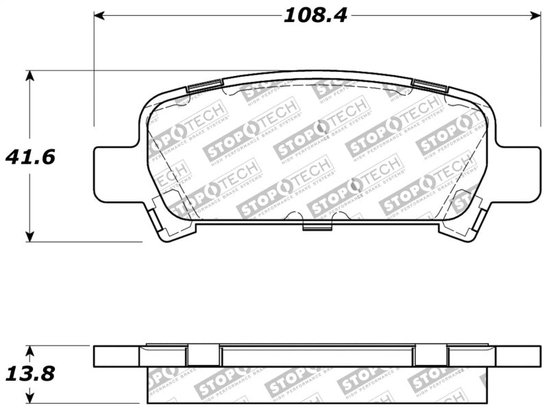 Load image into Gallery viewer, StopTech Performance 02-03 WRX Rear Brake Pads

