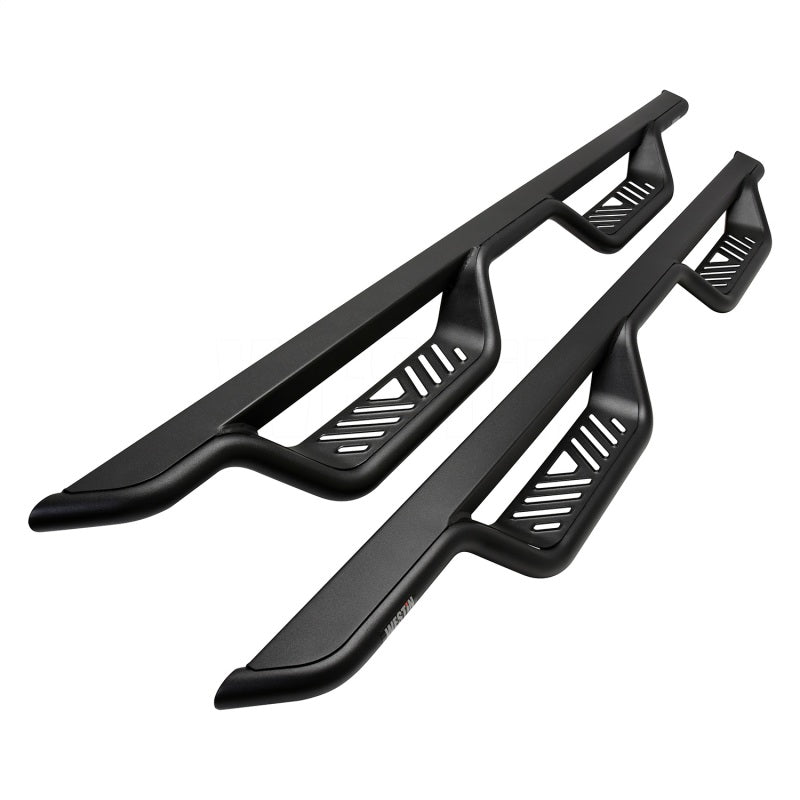 Load image into Gallery viewer, Westin 05-22 Toyota Tacoma Double Cab Outlaw Drop Nerf Step Bars - Black
