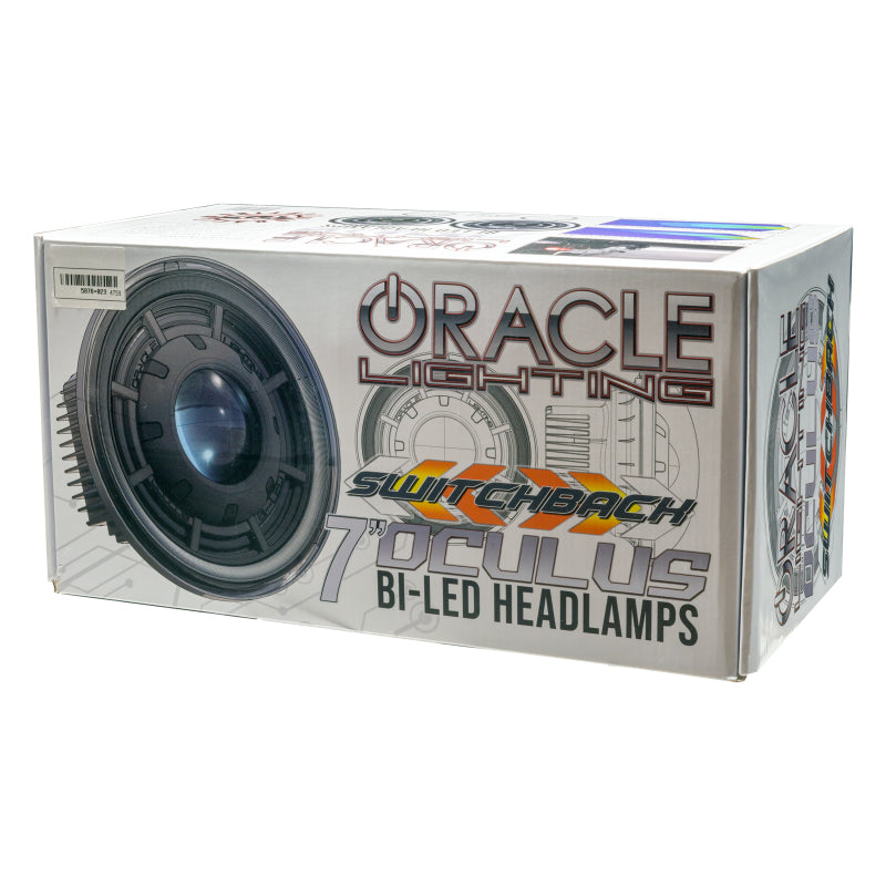 Load image into Gallery viewer, ORACLE Lighting 07-18 Jeep Wrangler JK Oculus 7in. Switchback Bi-LED Projector Headlights
