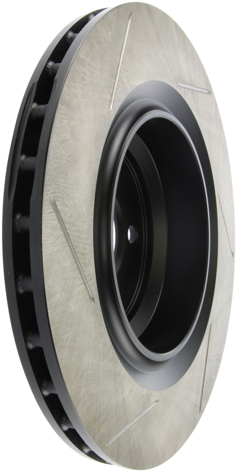 Load image into Gallery viewer, StopTech Power Slot 06-07 Chrysler SRT-8 Rear Left Slotted Rotor
