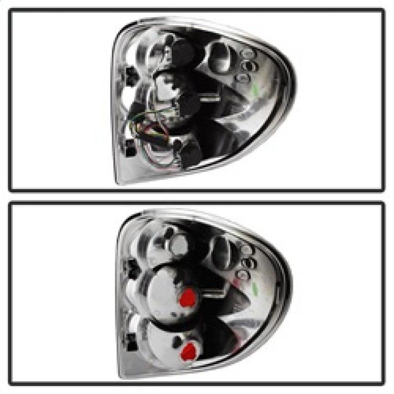 Load image into Gallery viewer, Spyder Dodge Caravan/Grand Caravan 01-07 Euro Style Tail Lights Black ALT-YD-DC01-BK
