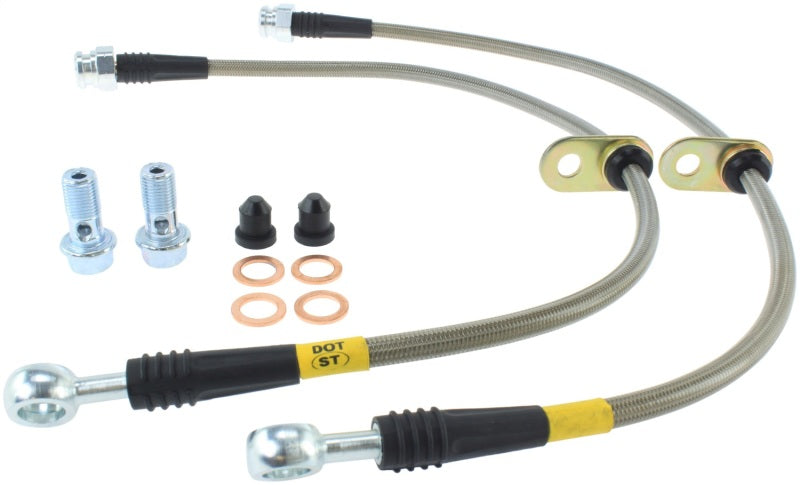 Load image into Gallery viewer, StopTech 07-13 Acura MDX Front SS Brake Lines
