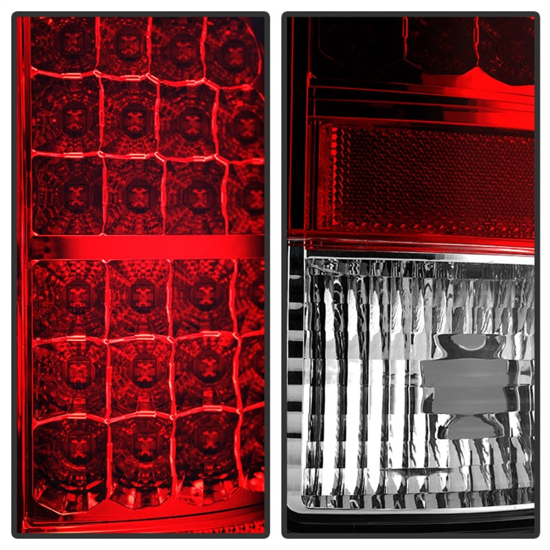 Load image into Gallery viewer, Spyder Chevy Suburban/Tahoe 1500/2500 00-06 LED Tail Lights Red Clear ALT-YD-CD00-LED-RC
