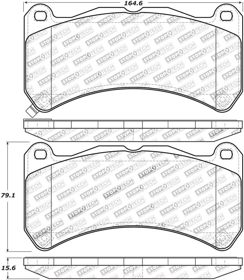 Load image into Gallery viewer, StopTech Performance 08-09 Lexus IS F Front Brake Pads
