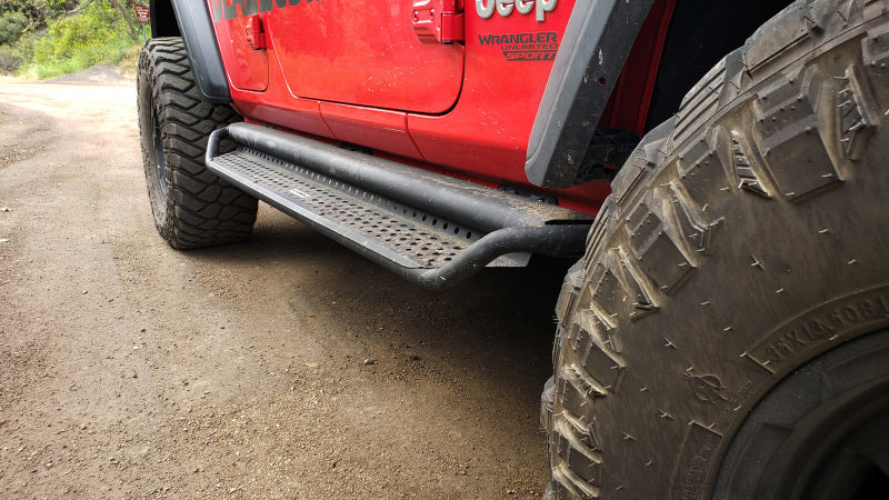 Load image into Gallery viewer, Go Rhino Dominator Extreme D1 Side Steps - Tex Blk - 80in
