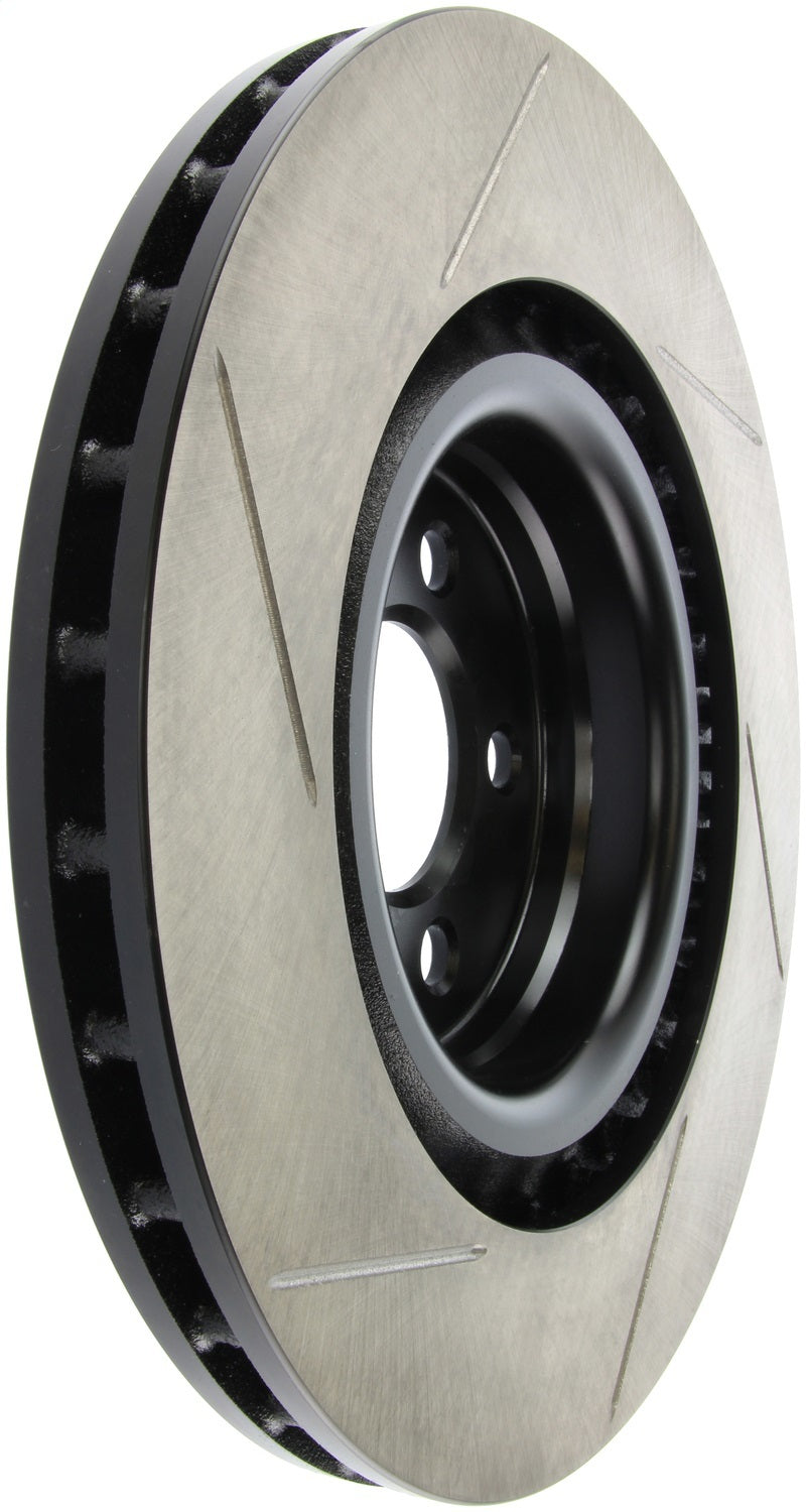 Load image into Gallery viewer, StopTech Power Slot 06-07 Chrysler SRT-8 Front Left Slotted Rotor
