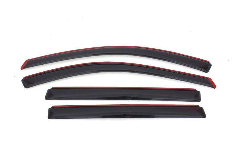 Load image into Gallery viewer, AVS 13-18 Nissan Pathfinder Ventvisor In-Channel Front &amp; Rear Window Deflectors 4pc - Smoke
