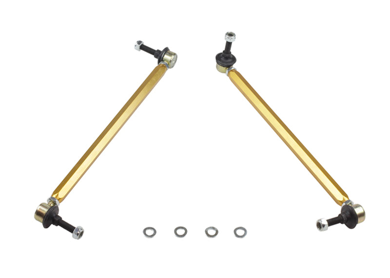 Load image into Gallery viewer, Whiteline 10+ Chevy Camaro FR Coupe Front Sway Bar - Link Assy H/D Adj Steel Ball (360mm C to C)
