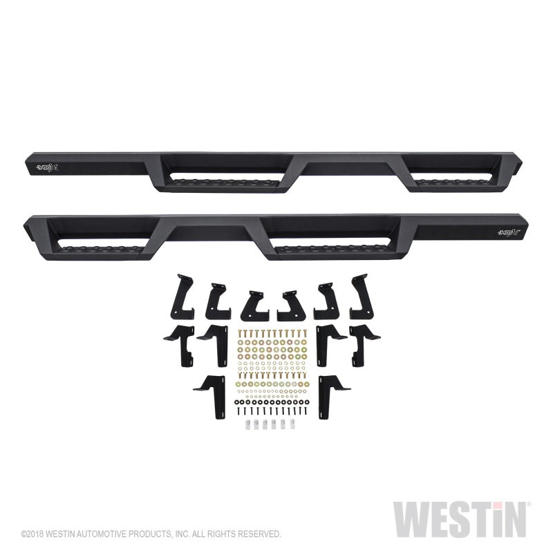 Load image into Gallery viewer, Westin 18-20 Jeep Wrangler JL Unlimited 4DR HDX Drop Nerf Step Bars - Textured Black
