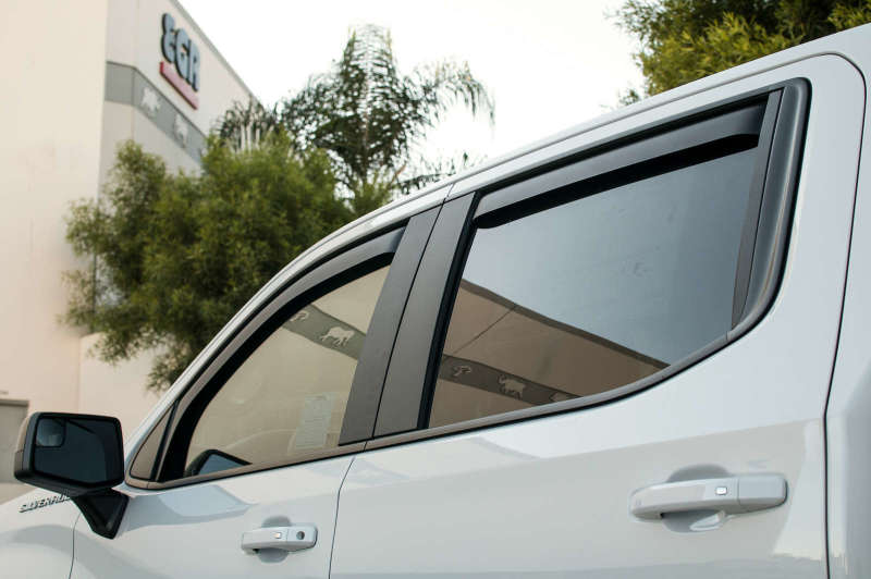 Load image into Gallery viewer, EGR 2019 Chevy 1500 Crew Cab In-Channel Window Visors - Matte
