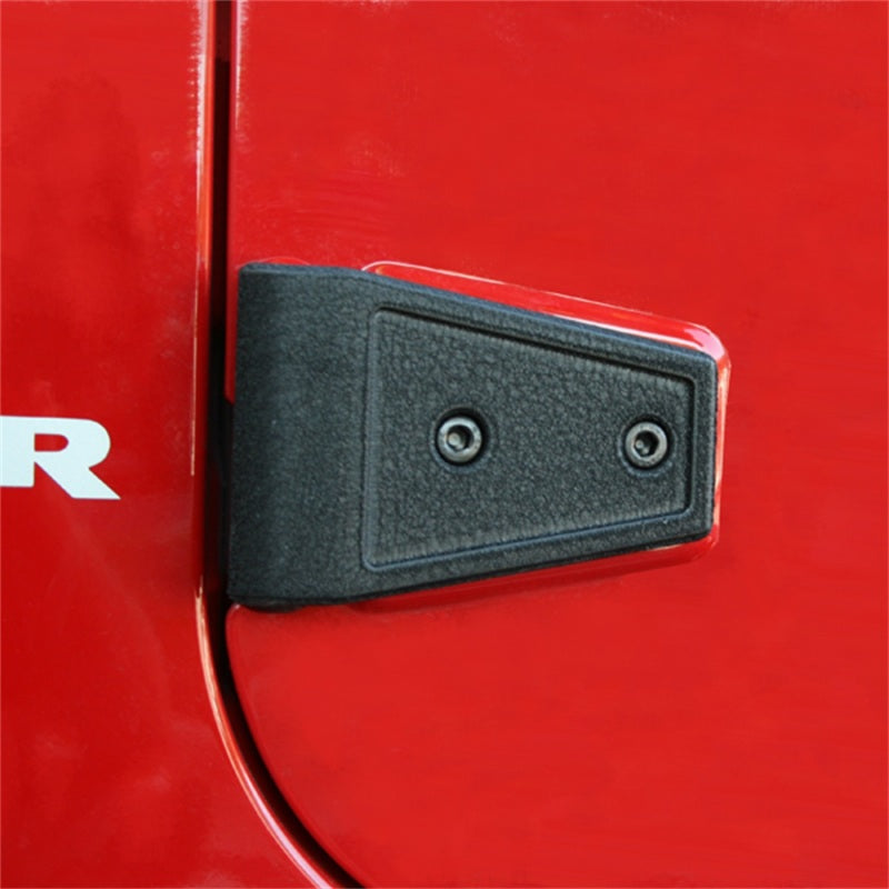 Load image into Gallery viewer, Rugged Ridge 07-18 Jeep Wrangler Unlimited JK Black Door Hinge Cover Kit
