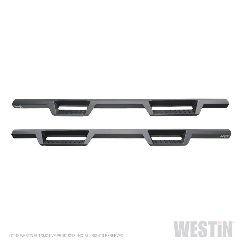 Load image into Gallery viewer, Westin 2019 Chevrolet Silverado / GMC Sierra 1500 Crew Cab Drop Nerf Step Bars - Textured Black
