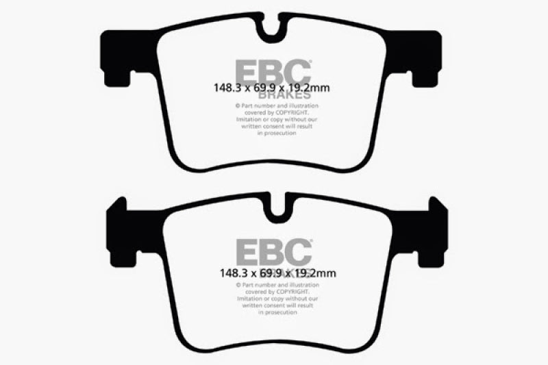 Load image into Gallery viewer, EBC 11+ BMW X3 2.0 Turbo (F25) Redstuff Front Brake Pads
