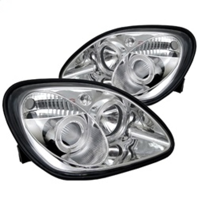 Load image into Gallery viewer, Spyder Mercedes Benz SLK 98-04 Projector Halogen Model- LED Halo Chrm PRO-YD-MBSLK98-1PC-HL-C
