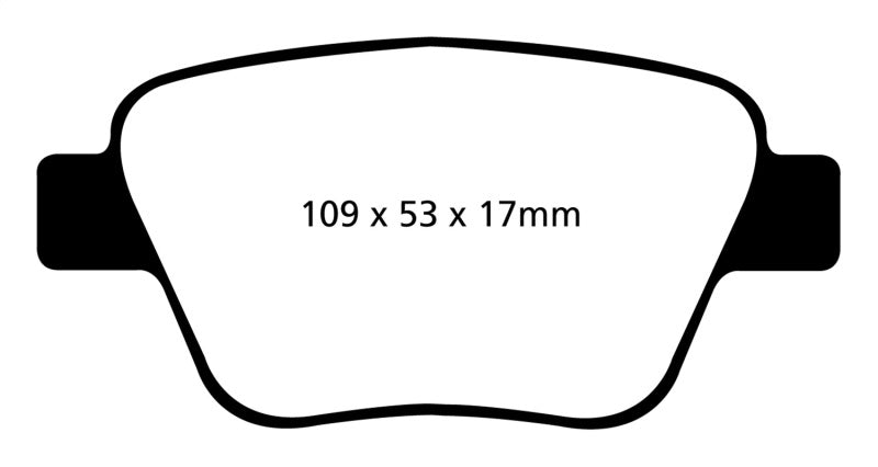 Load image into Gallery viewer, EBC 10-13 Audi A3 2.0 Turbo (Bosch rear caliper) Redstuff Rear Brake Pads
