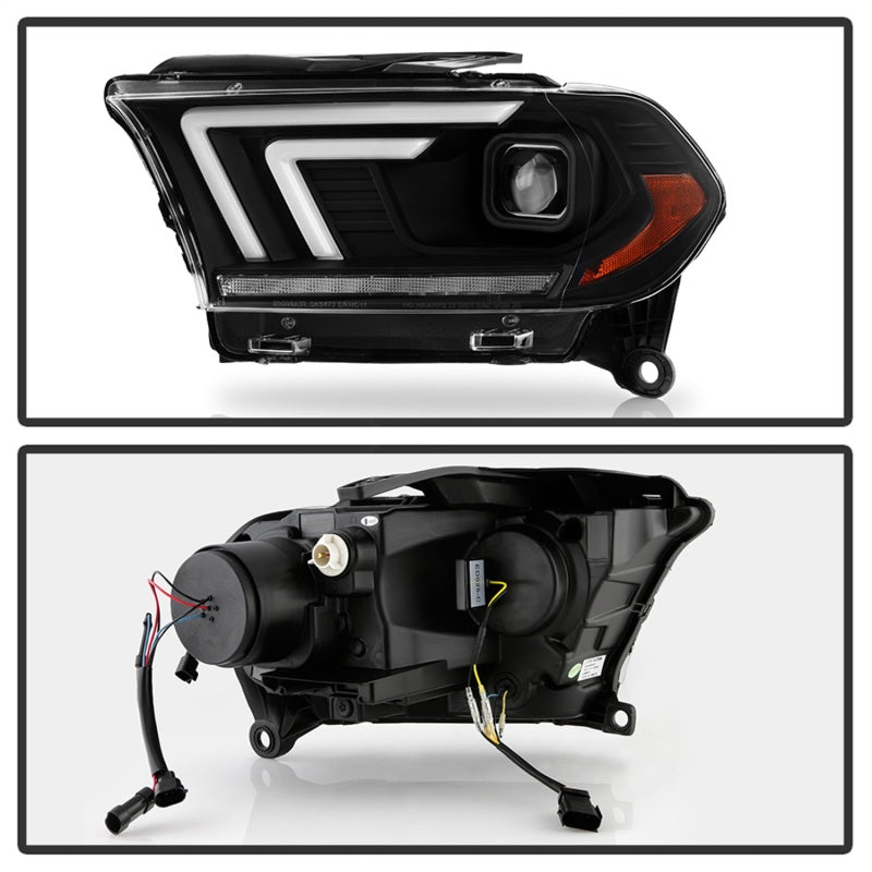 Load image into Gallery viewer, Spyder Dodge Durango 11-13 Halogen Model Only Projector Headlights - Black PRO-YD-DDU11SI-BK
