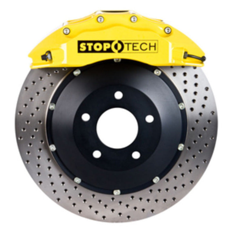 Load image into Gallery viewer, StopTech 08-13 BMW M3/11-12 1M Coupe Front BBK w/ Yellow ST-60 Calipers Drilled 380x35mm Rotor
