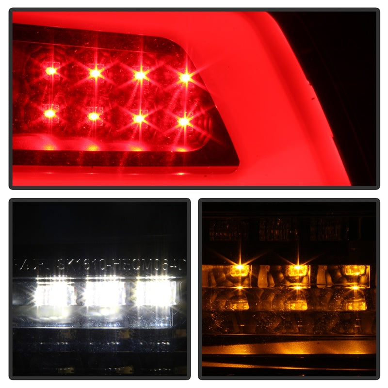 Load image into Gallery viewer, Spyder 08-09 Pontiac G8 Version 2 Light Bar LED Tail Lights - Black - ALT-YD-PG808V2-LB-BK
