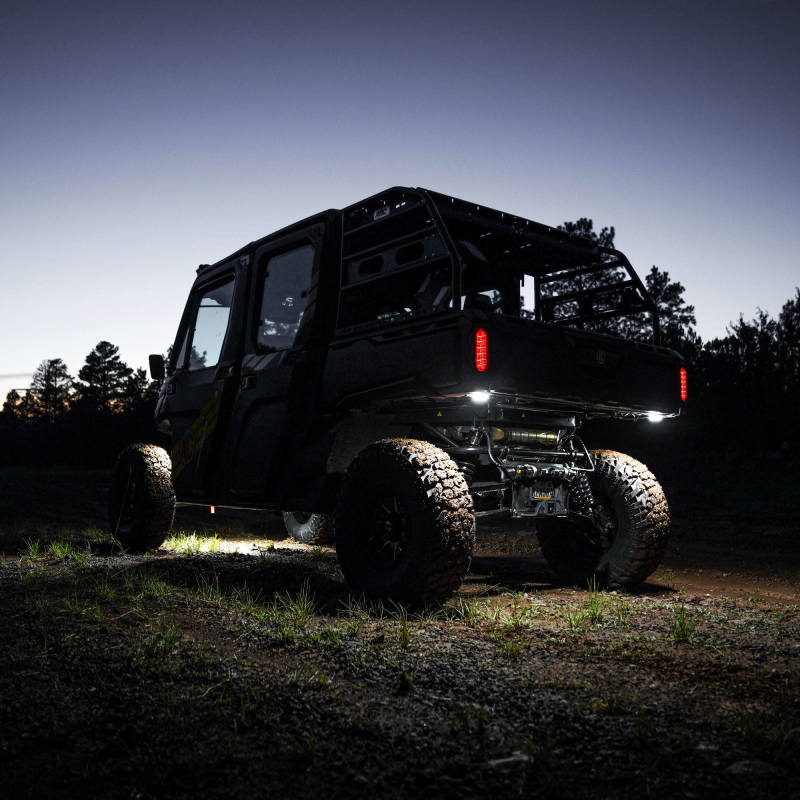 Load image into Gallery viewer, KC HiLiTES Cyclone V2 LED - Rock Light - 6-Light System - Clear - 5W Flood Beam
