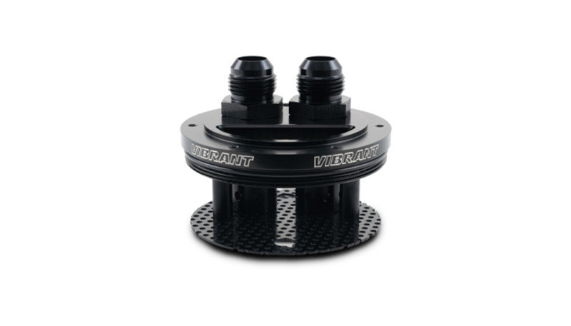Load image into Gallery viewer, Vibrant 2-Port Catch Can Lid Assembly
