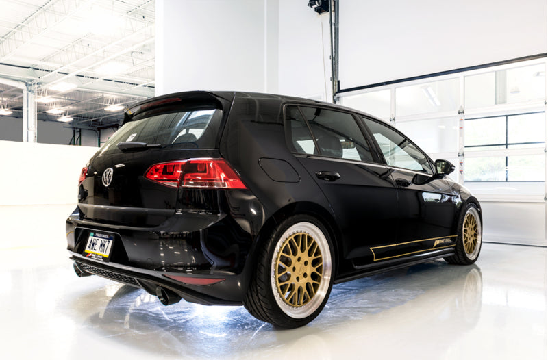 Load image into Gallery viewer, AWE Tuning VW MK7 GTI Touring Edition Exhaust - Diamond Black Tips
