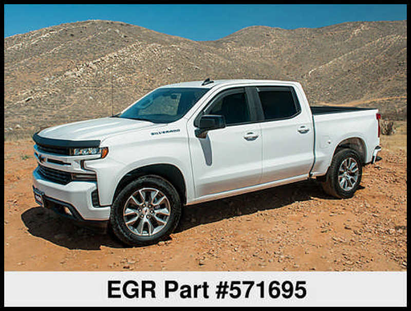 Load image into Gallery viewer, EGR 2019 Chevy 1500 Crew Cab In-Channel Window Visors - Matte
