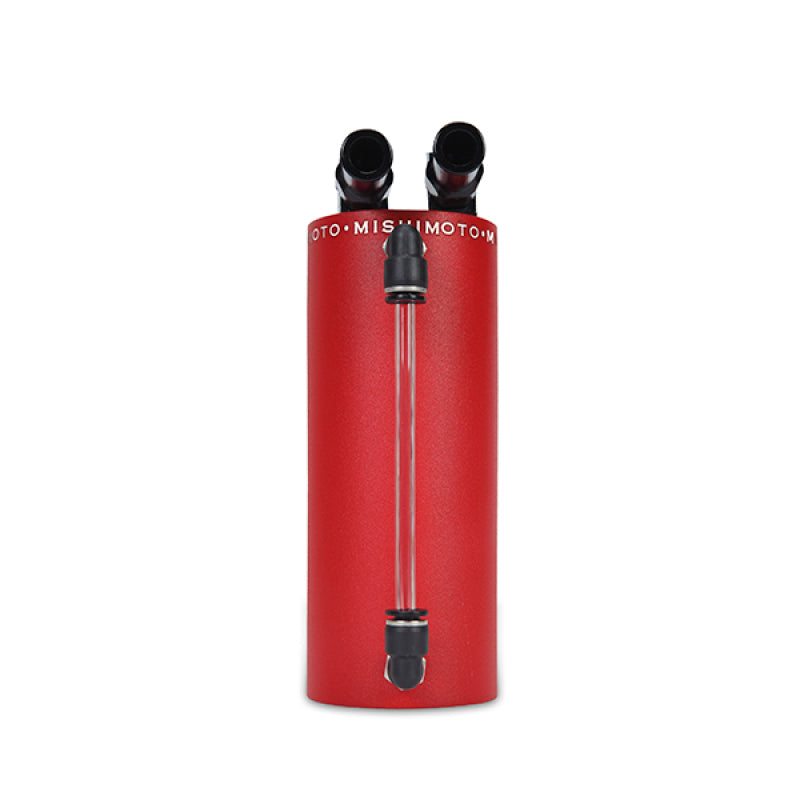 Load image into Gallery viewer, Mishimoto Small Aluminum Oil Catch Can - Wrinkle Red
