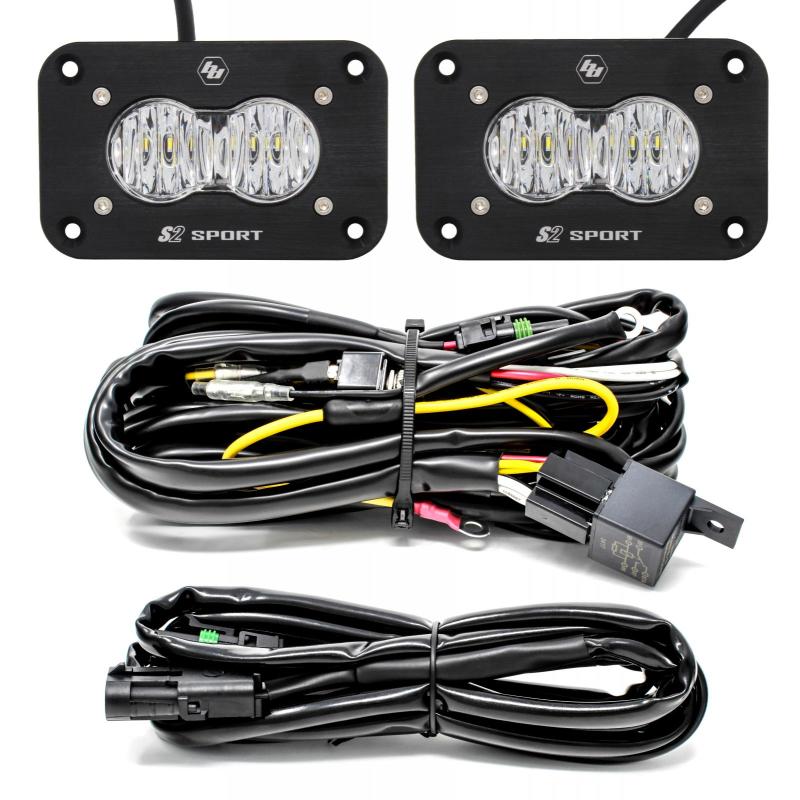 Load image into Gallery viewer, Baja Designs S2 Sport Flush Mount Work/Scene Pattern LED Work Light - Clear
