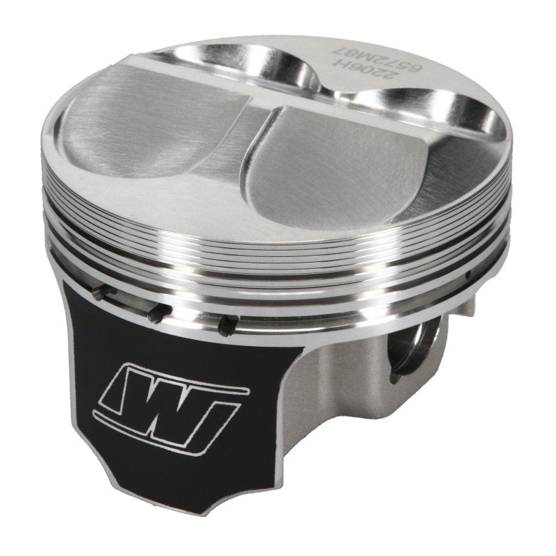 Load image into Gallery viewer, Wiseco Honda 4v DOME +6.5cc STRUTTED 87MM Piston Shelf Stock Kit
