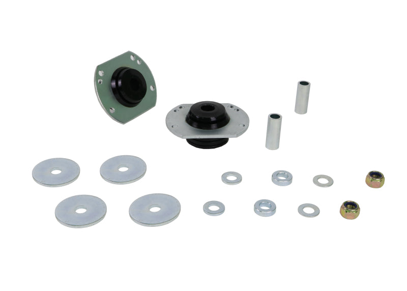 Load image into Gallery viewer, Whiteline Plus 10/02-8/06 Pontiac GTO 8cyl Front Radius Rod - Shim Adjustable Caster Kit
