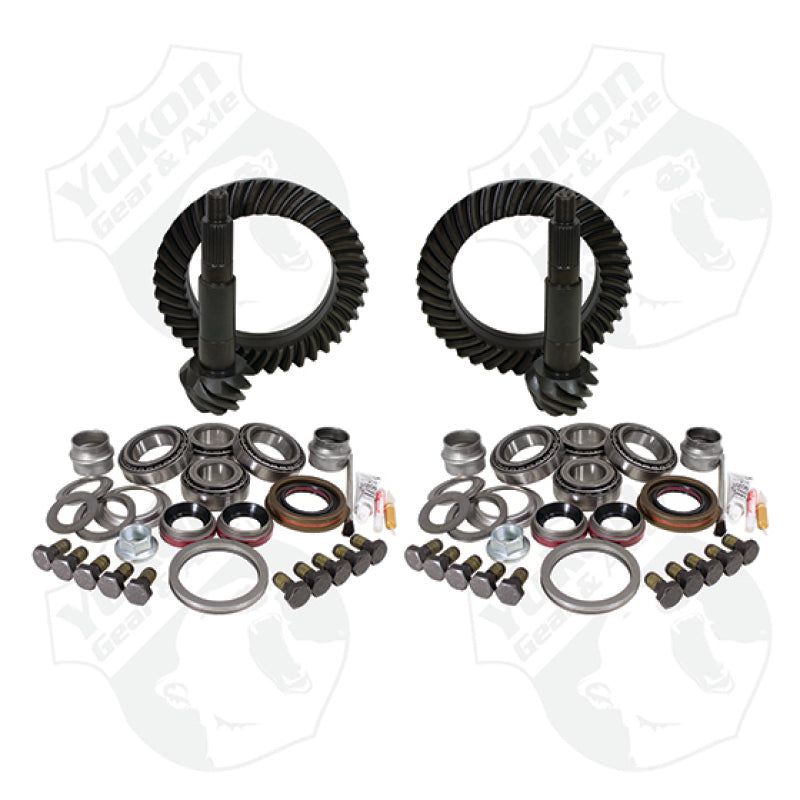 Load image into Gallery viewer, Yukon Gear &amp; Install Kit Package For Jeep JK Rubicon in a 4.56 Ratio

