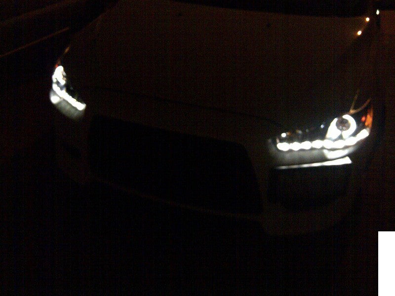 Load image into Gallery viewer, Spyder Mitsubishi Lancer/EVO-10 08-14 Projector Xenon/HID- LED Halo DRL Blk PRO-YD-ML08-HID-DRL-BK

