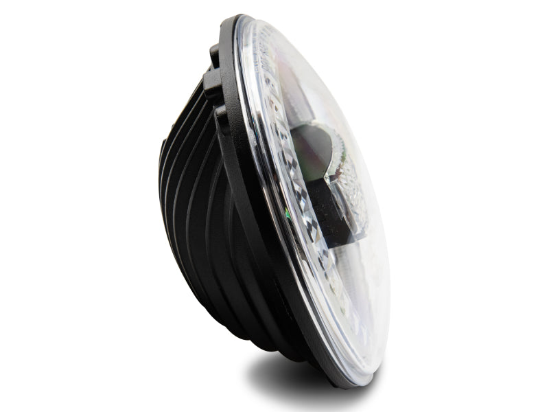 Load image into Gallery viewer, Raxiom 97-18 Jeep Wrangler TJ/JK 7-Inch LED Headlights w/ Halos- Black Housing (Clear Lens)
