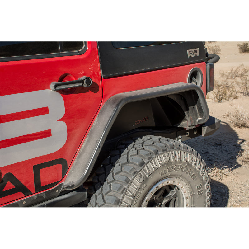 Load image into Gallery viewer, DV8 Offroad 07-18 Jeep Wrangler JK Front &amp; Rear Flat Tube Fenders
