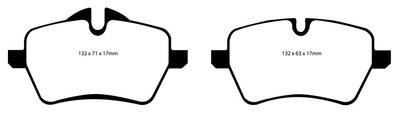 Load image into Gallery viewer, EBC 07-14 Mini Hardtop 1.6 Turbo Cooper S Yellowstuff Front Brake Pads
