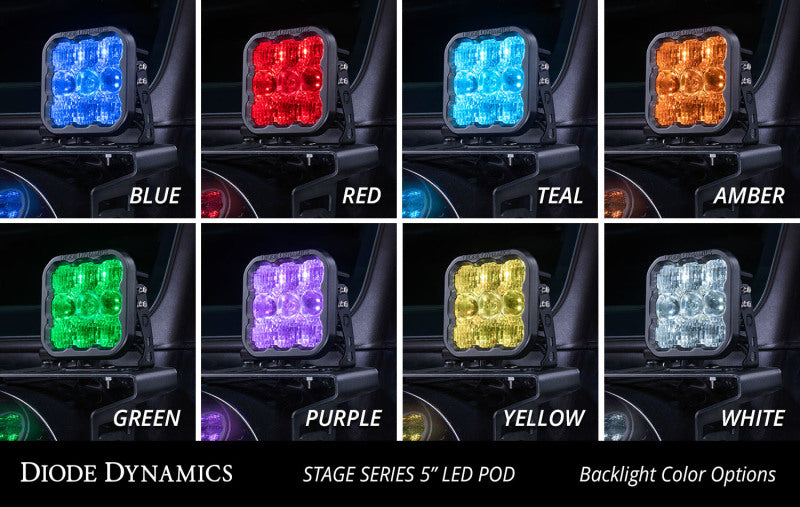 Load image into Gallery viewer, Diode Dynamics SS5 LED Pod Sport - White Combo (Pair)
