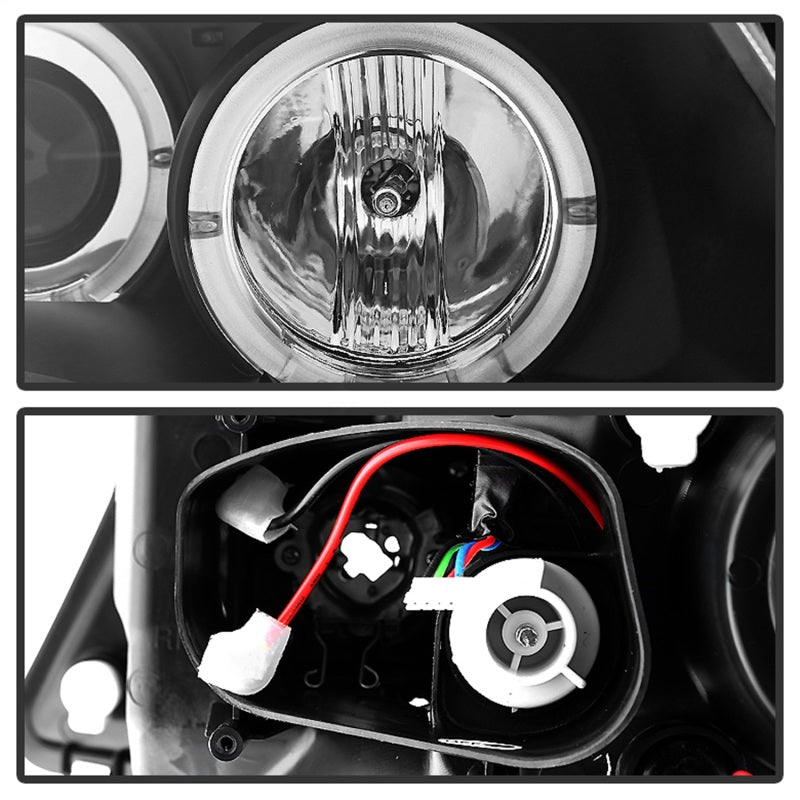 Load image into Gallery viewer, Spyder BMW E90 3-Series 06-08 Projector LED Halo Amber Reflctr Rplc Bulb Blk PRO-YD-BMWE9005-AM-BK
