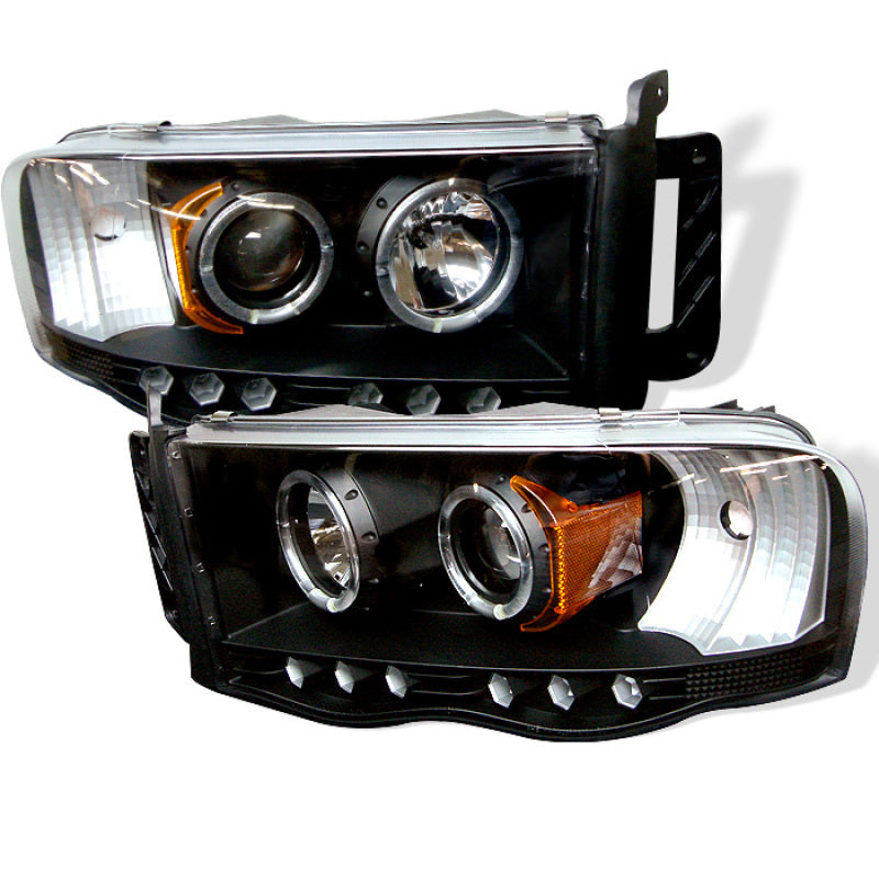 Load image into Gallery viewer, Spyder Dodge Ram 1500 02-05/Ram 2500 03-05 Projector Headlights LED Halo LED Blk PRO-YD-DR02-HL-BK
