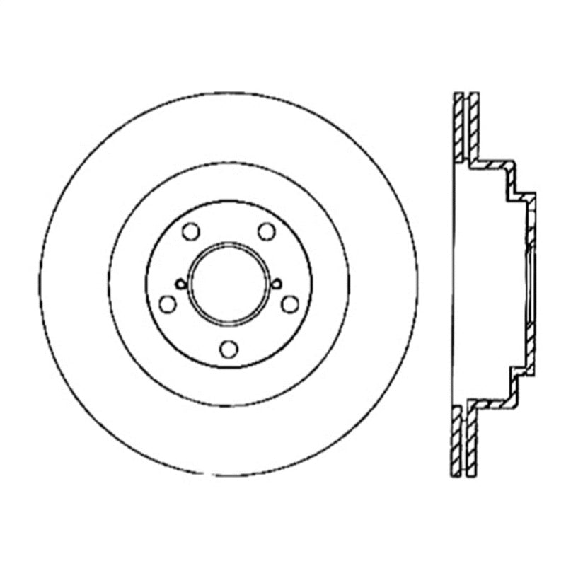 Load image into Gallery viewer, StopTech Power Slot 06-07 WRX / 05-08 LGT Rear Left Slotted Rotor
